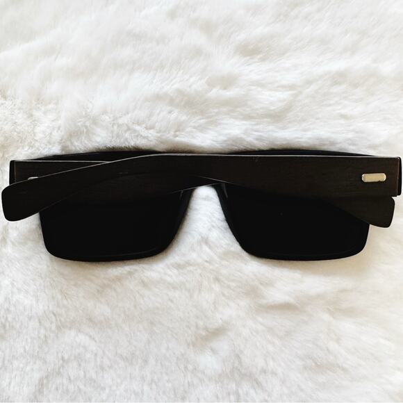 Jensen Black & Black Wood Sunglasses - Picture 10 of 10